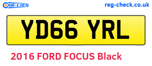 YD66YRL are the vehicle registration plates.