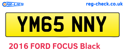 YM65NNY are the vehicle registration plates.