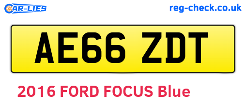 AE66ZDT are the vehicle registration plates.