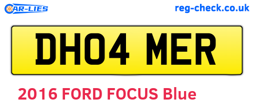 DH04MER are the vehicle registration plates.