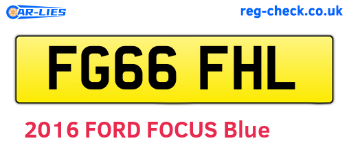 FG66FHL are the vehicle registration plates.
