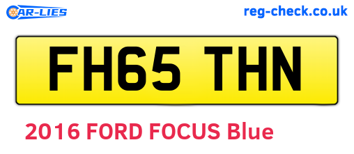 FH65THN are the vehicle registration plates.