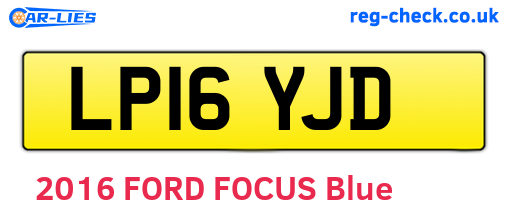 LP16YJD are the vehicle registration plates.