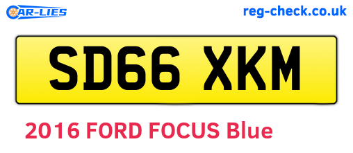 SD66XKM are the vehicle registration plates.