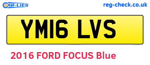 YM16LVS are the vehicle registration plates.