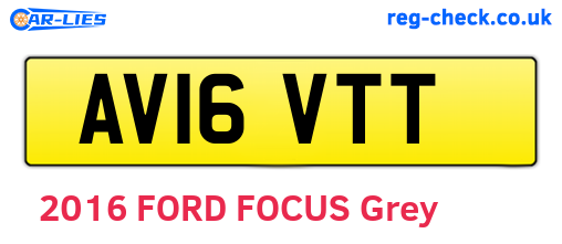 AV16VTT are the vehicle registration plates.