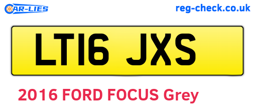 LT16JXS are the vehicle registration plates.