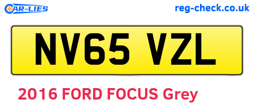 NV65VZL are the vehicle registration plates.