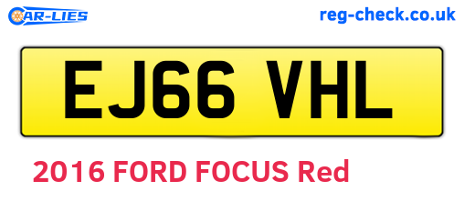 EJ66VHL are the vehicle registration plates.