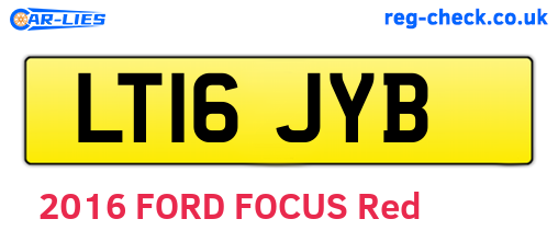 LT16JYB are the vehicle registration plates.