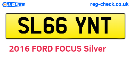 SL66YNT are the vehicle registration plates.