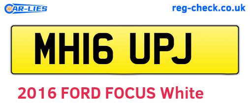 MH16UPJ are the vehicle registration plates.