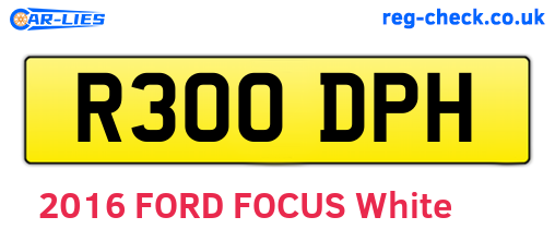 R300DPH are the vehicle registration plates.