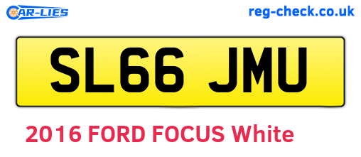 SL66JMU are the vehicle registration plates.