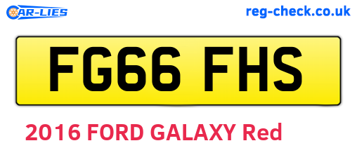 FG66FHS are the vehicle registration plates.