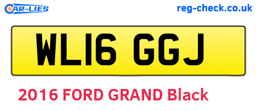 WL16GGJ are the vehicle registration plates.