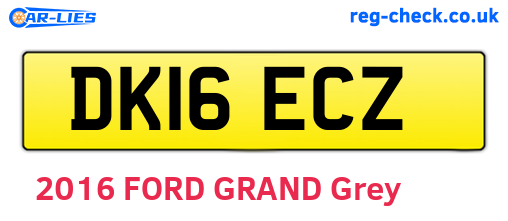 DK16ECZ are the vehicle registration plates.