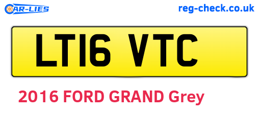 LT16VTC are the vehicle registration plates.
