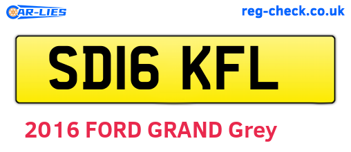 SD16KFL are the vehicle registration plates.
