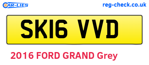 SK16VVD are the vehicle registration plates.
