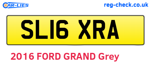 SL16XRA are the vehicle registration plates.