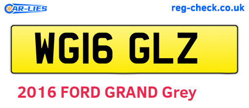 WG16GLZ are the vehicle registration plates.