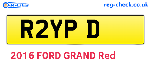 R2YPD are the vehicle registration plates.