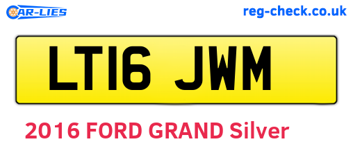LT16JWM are the vehicle registration plates.