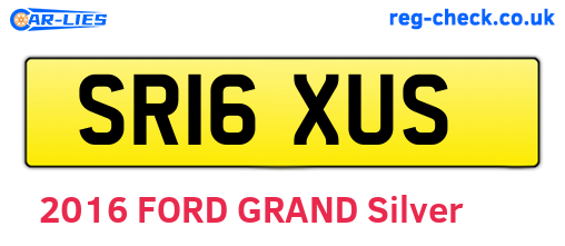 SR16XUS are the vehicle registration plates.