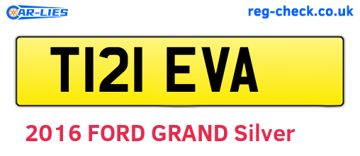 T121EVA are the vehicle registration plates.