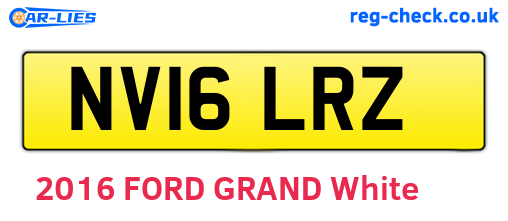 NV16LRZ are the vehicle registration plates.