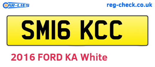 SM16KCC are the vehicle registration plates.