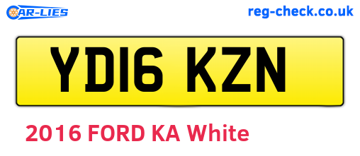 YD16KZN are the vehicle registration plates.