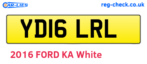 YD16LRL are the vehicle registration plates.