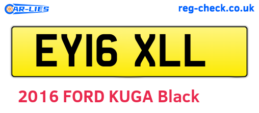 EY16XLL are the vehicle registration plates.