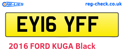 EY16YFF are the vehicle registration plates.