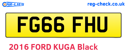 FG66FHU are the vehicle registration plates.
