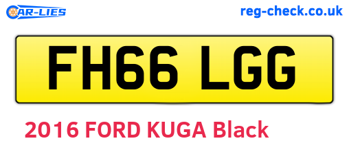 FH66LGG are the vehicle registration plates.