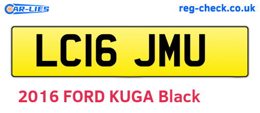 LC16JMU are the vehicle registration plates.