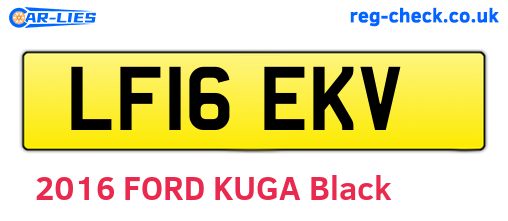 LF16EKV are the vehicle registration plates.
