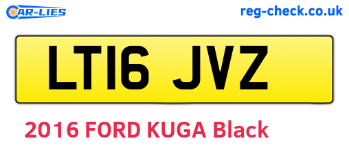 LT16JVZ are the vehicle registration plates.