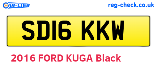 SD16KKW are the vehicle registration plates.