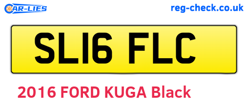 SL16FLC are the vehicle registration plates.