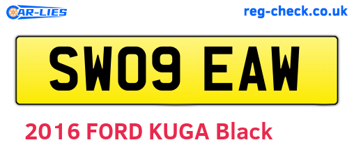 SW09EAW are the vehicle registration plates.