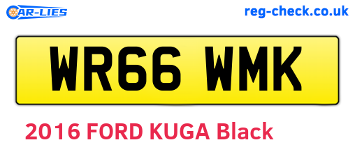 WR66WMK are the vehicle registration plates.