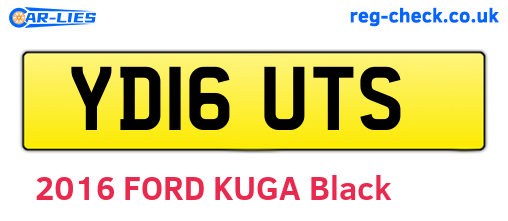 YD16UTS are the vehicle registration plates.