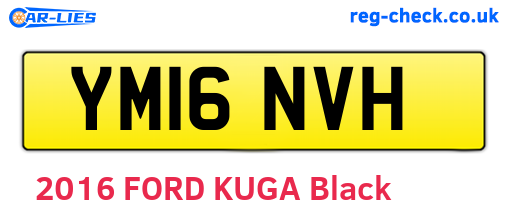 YM16NVH are the vehicle registration plates.