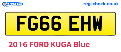 FG66EHW are the vehicle registration plates.