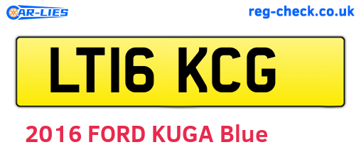 LT16KCG are the vehicle registration plates.