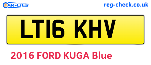 LT16KHV are the vehicle registration plates.